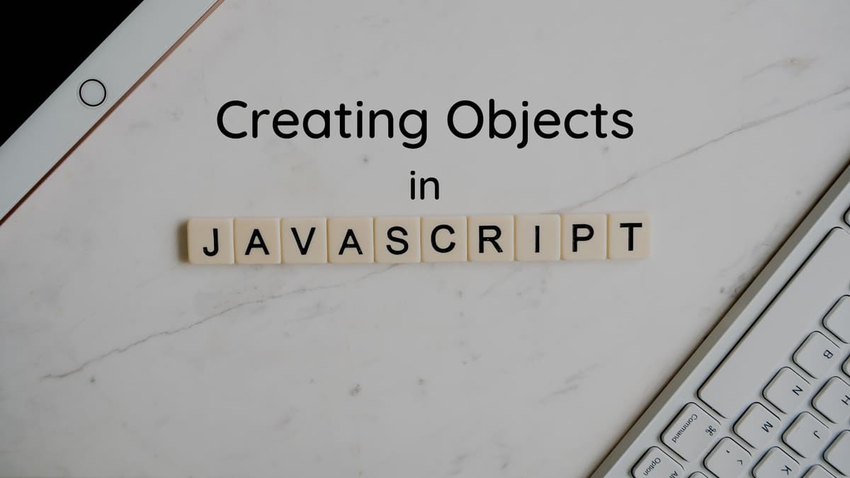 How to create an object in JavaScript