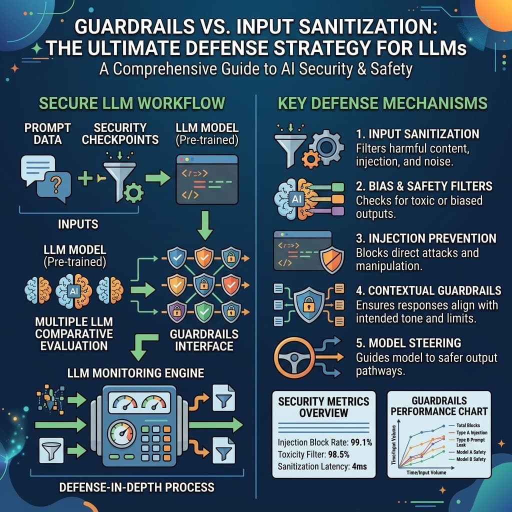 Guardrails vs. Input Sanitization: The Ultimate Defense Strategy for LLMs