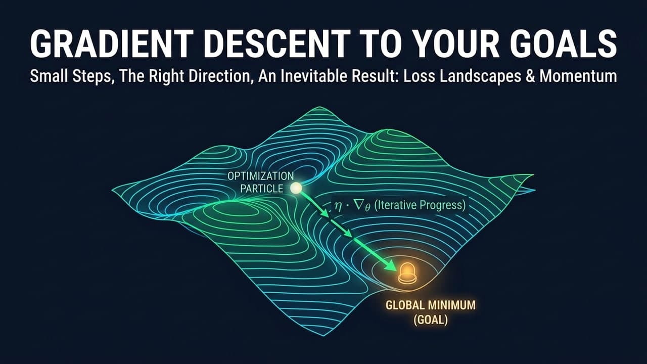 Gradient Descent to Your Goals: Small Steps, the Right Direction, an Inevitable Result