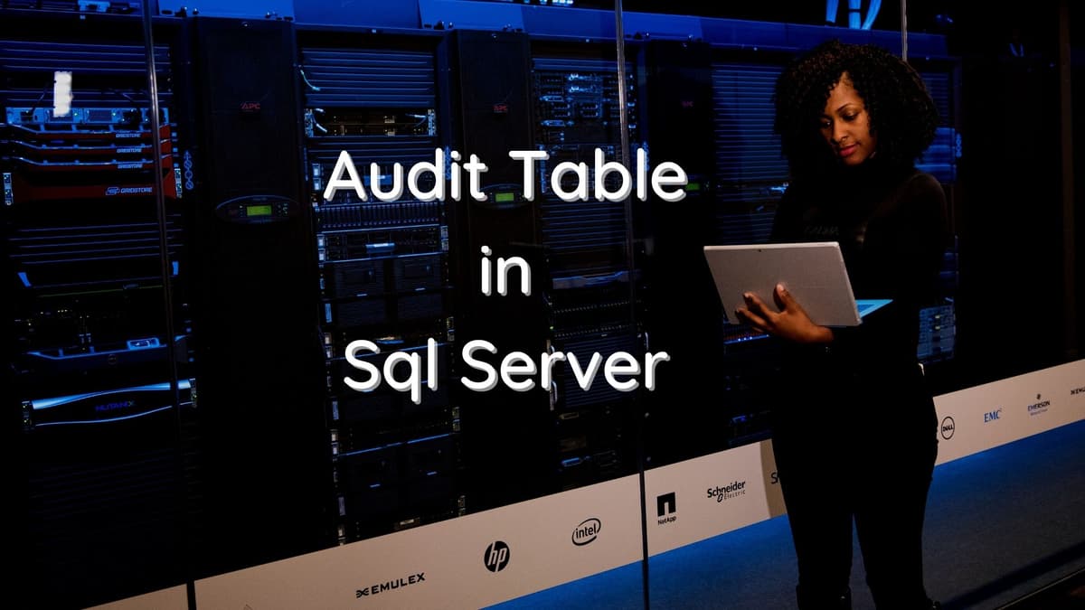 How to audit records in Sql Server